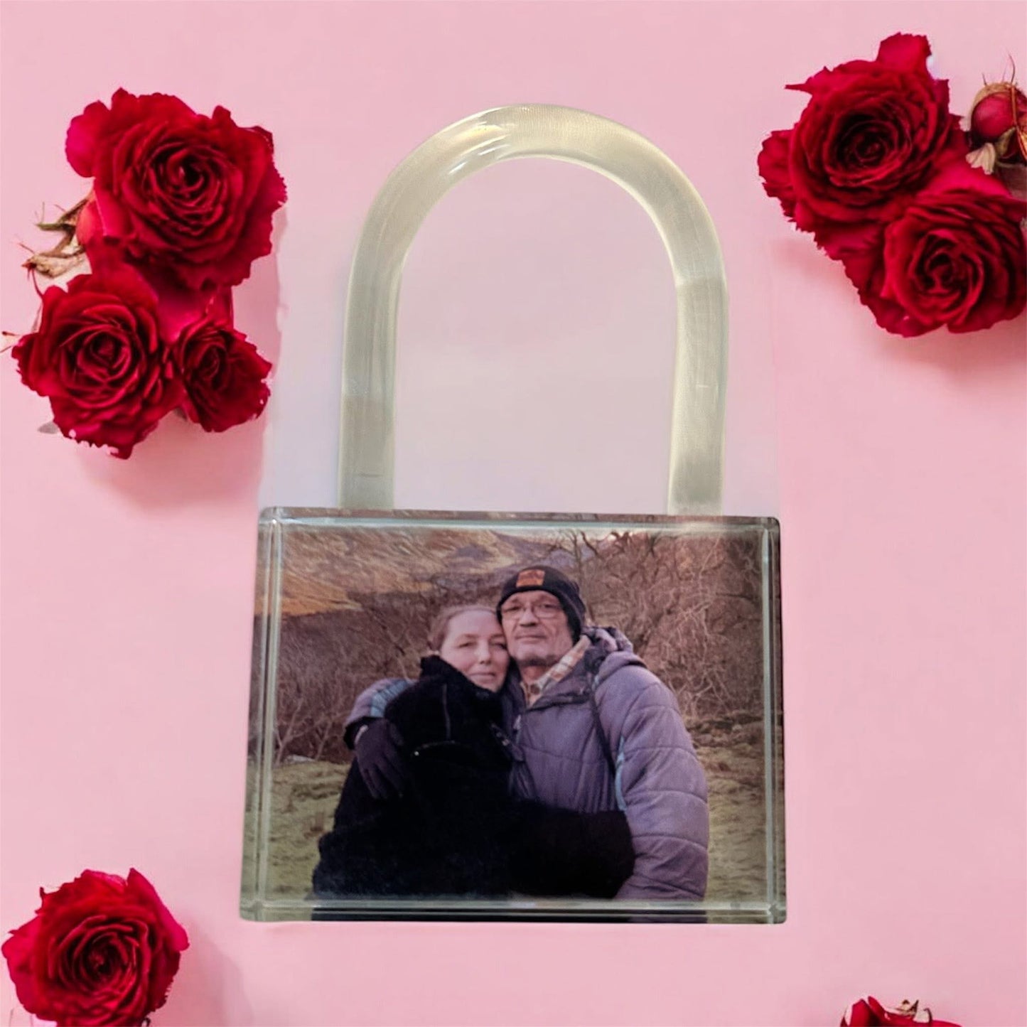 Personalised crystal lock. Ideal addition to any home or a perfect gift for any occasion