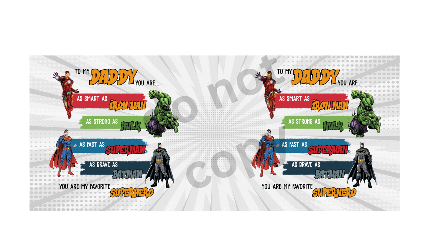 Father's Day Superhero Mug & Coaster Set