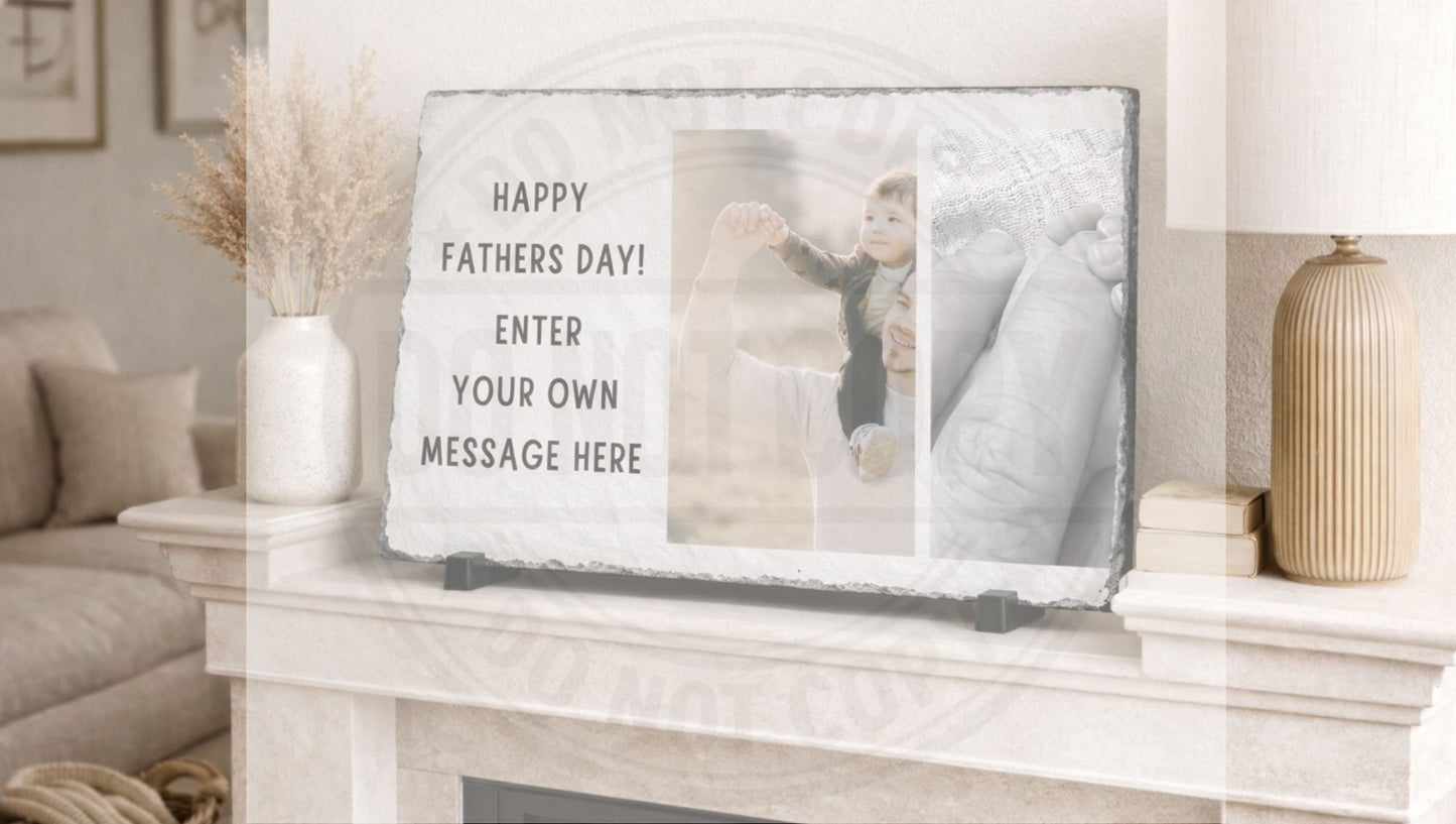 Personalised Father's Day Slate