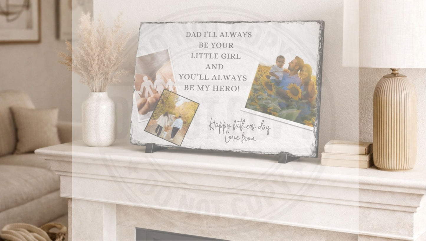 Personalised Father's Day Slate