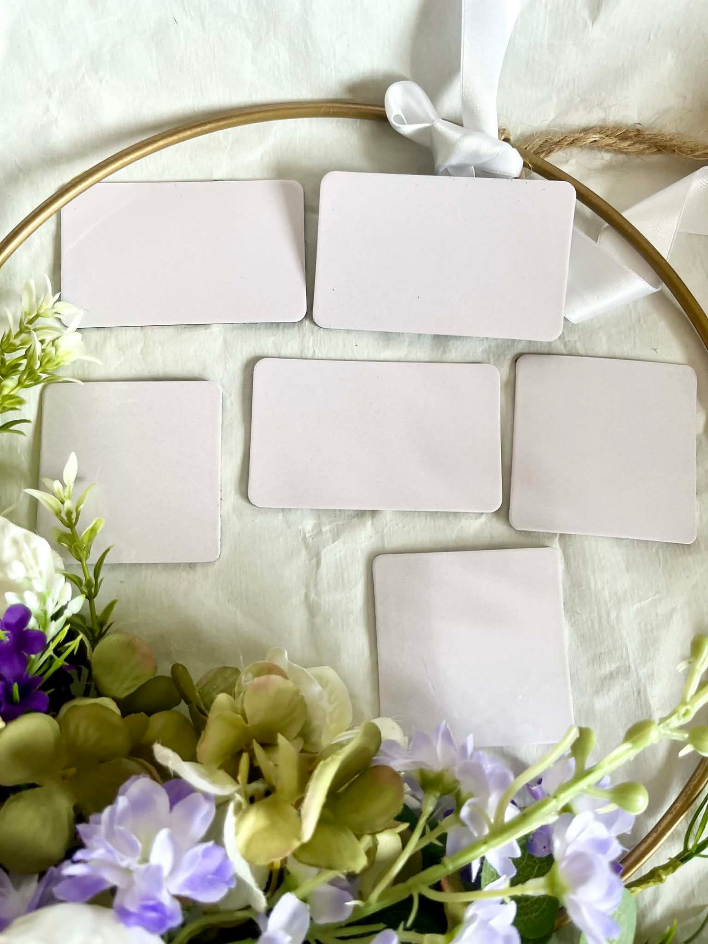 Personalised square fridge magnets. You choose your design or photo