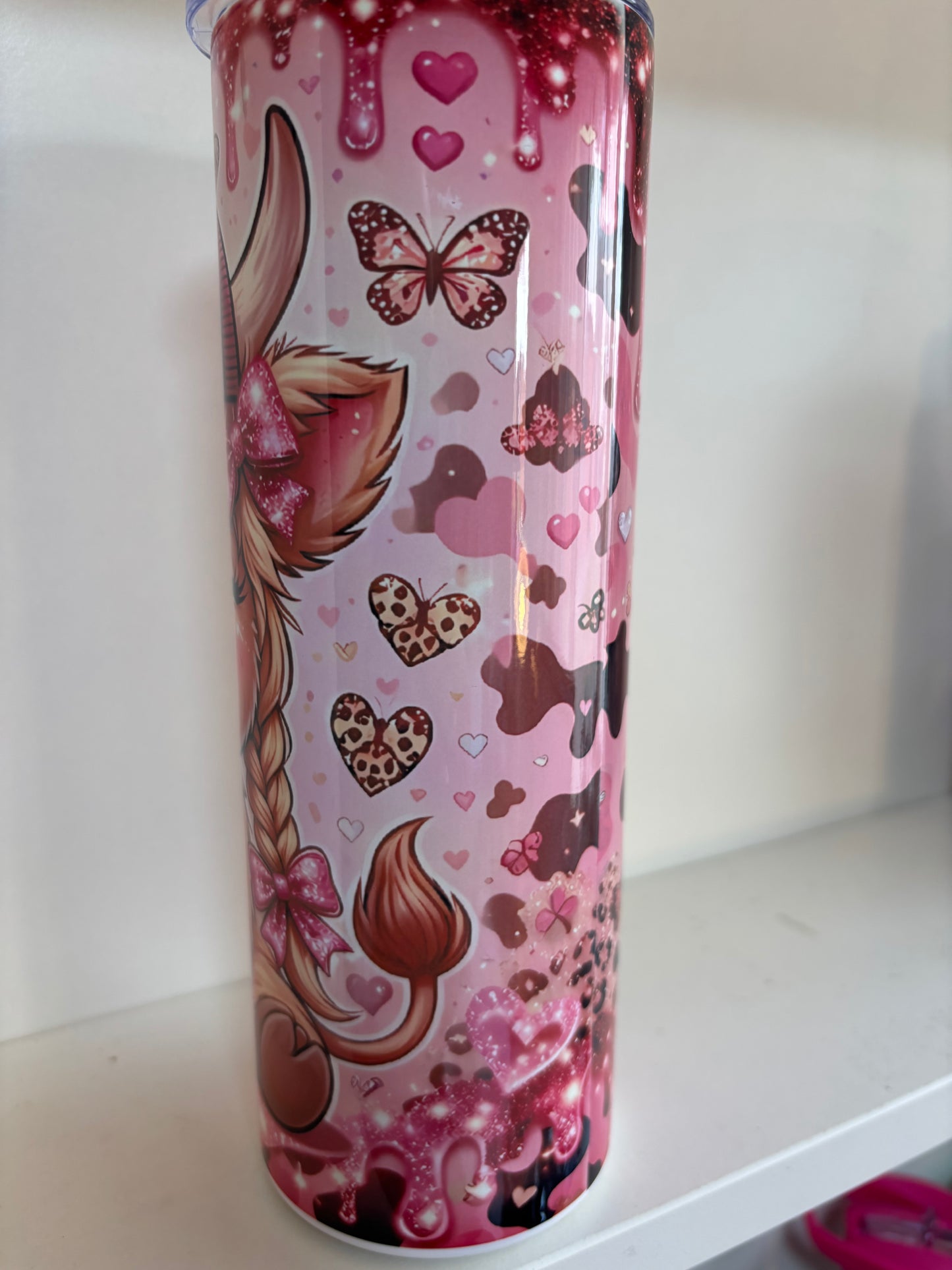 Highland Cow Insulated Tumbler 20oz | Hot & Cold | With Straw & Brush