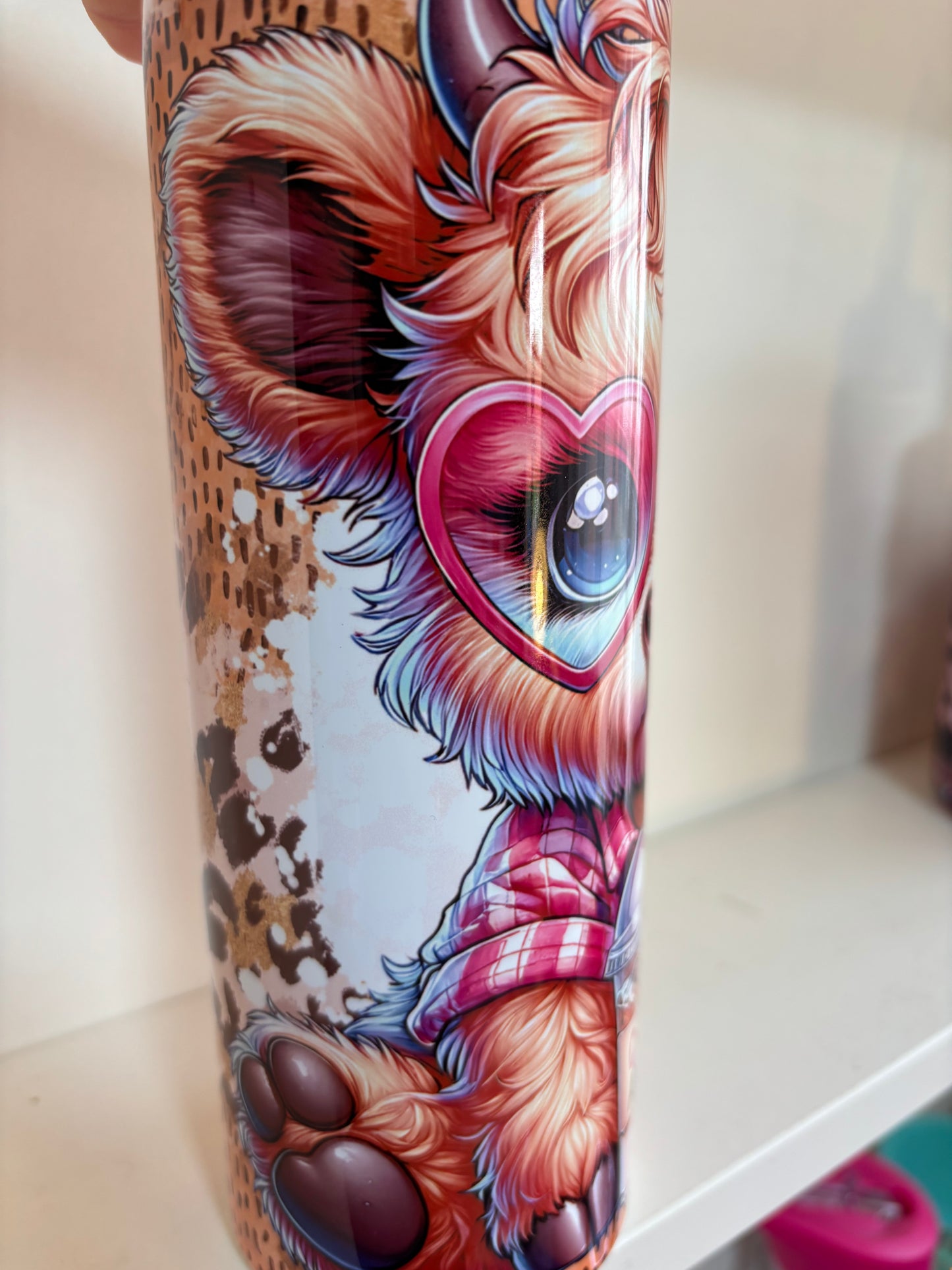 Highland Cow Insulated Tumbler 20oz | Hot & Cold | With Straw & Brush