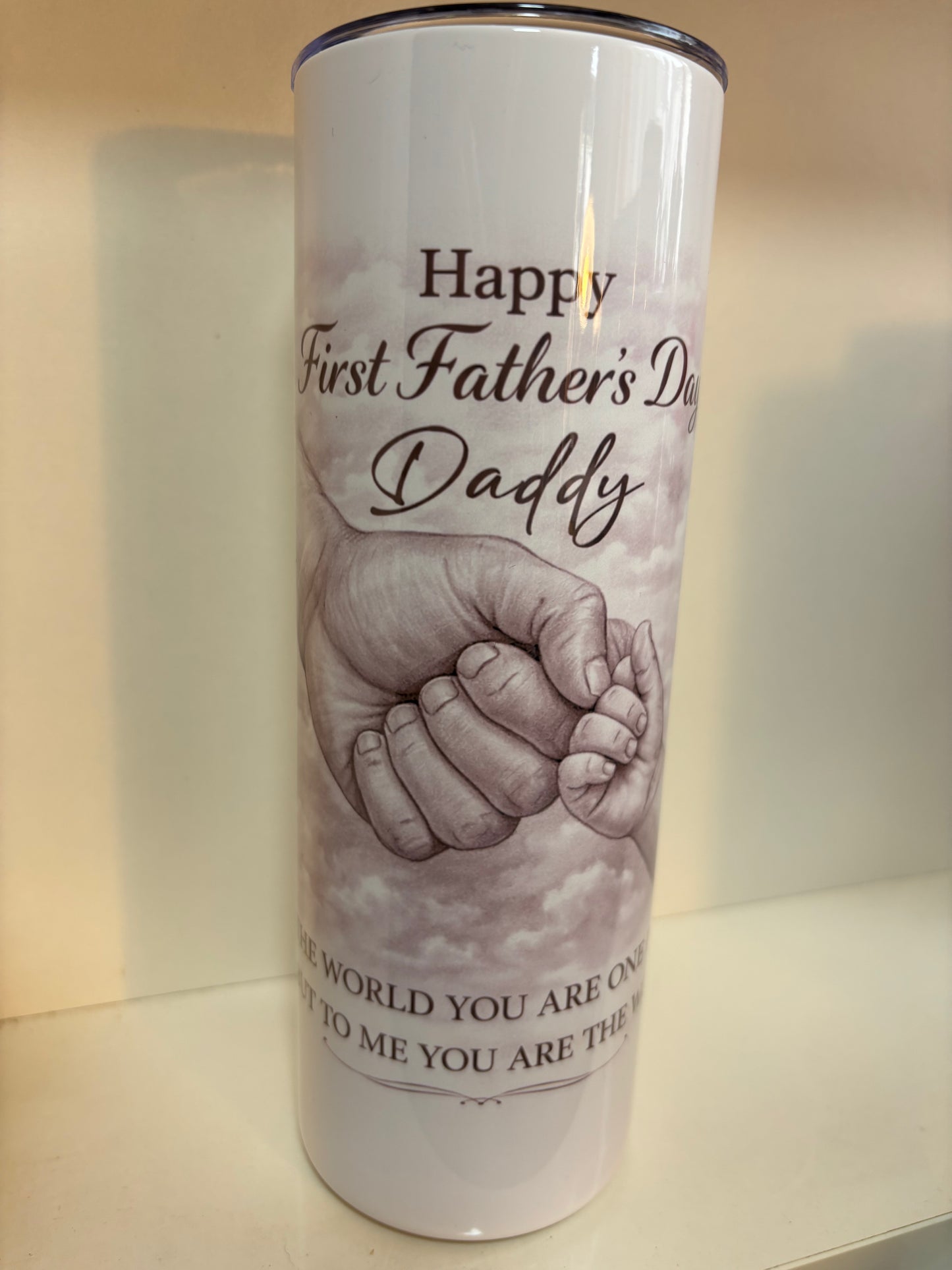 My First Father's Day Insulated Tumbler | Personalised Gift for New Dads