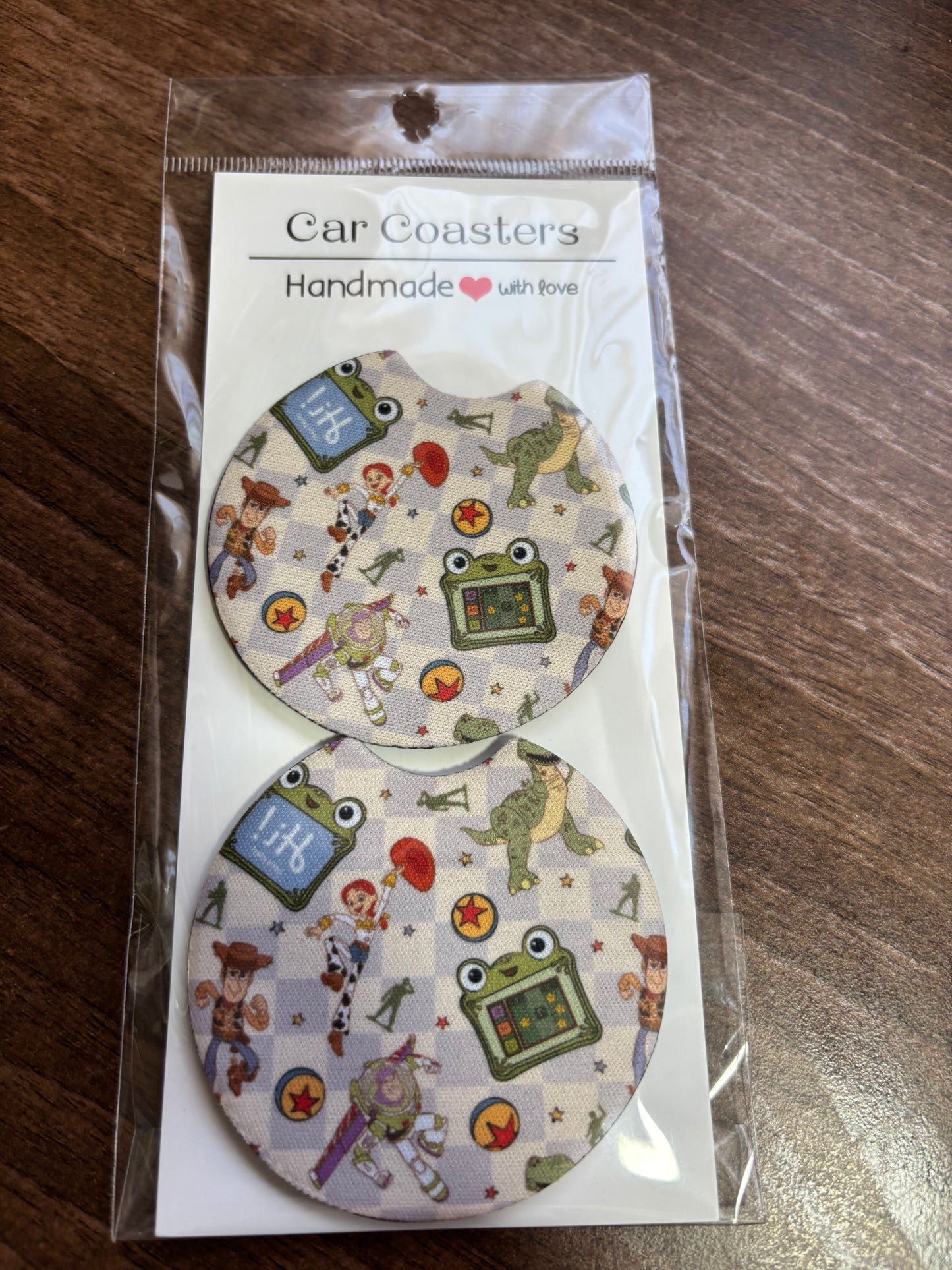 Personalised Car Coasters – Pack of 2