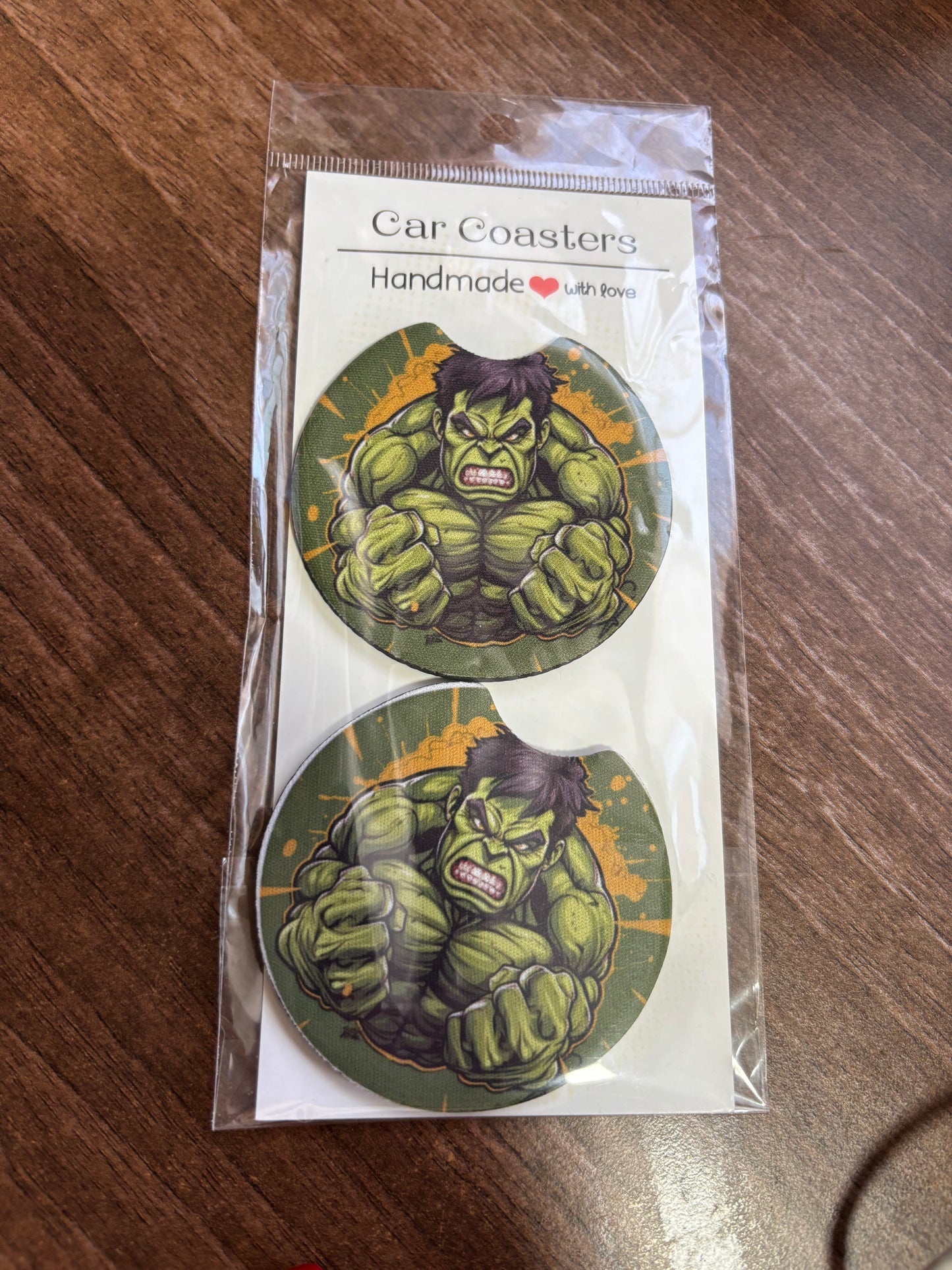 Personalised Car Coasters – Pack of 2