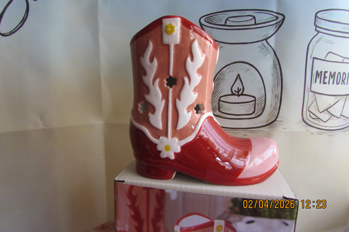 Cowboy Boot Wax Melt Burner