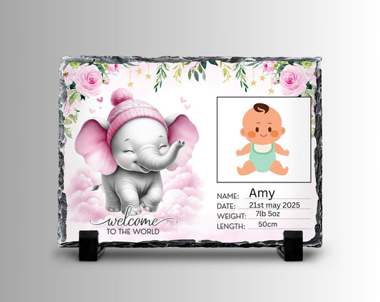 New Arrival Baby Slate. choice of 2 sizes Square or rectangle