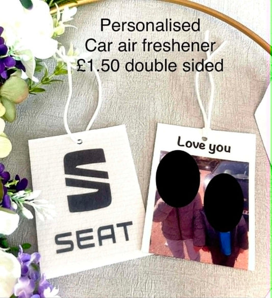 Personalised Photo Car Air Freshener