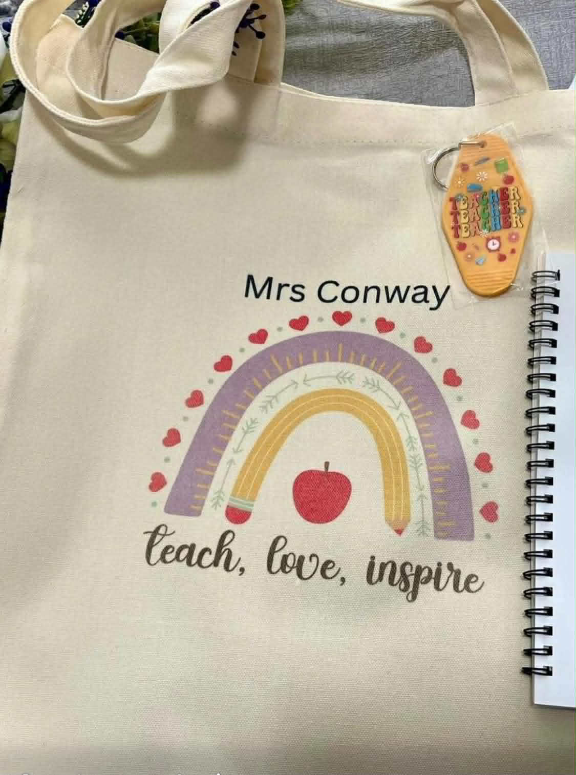 Personalised Tote Bag & Pencil Case Set