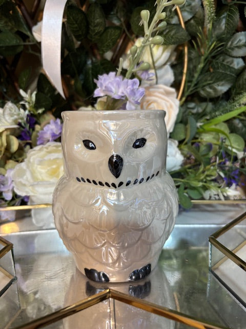 Owl Shaped Iridescent Oil/wax  Burner