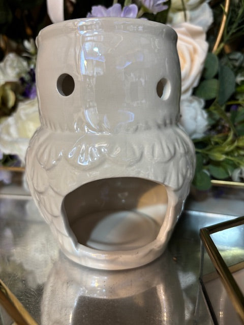 Owl Shaped Iridescent Oil/wax  Burner