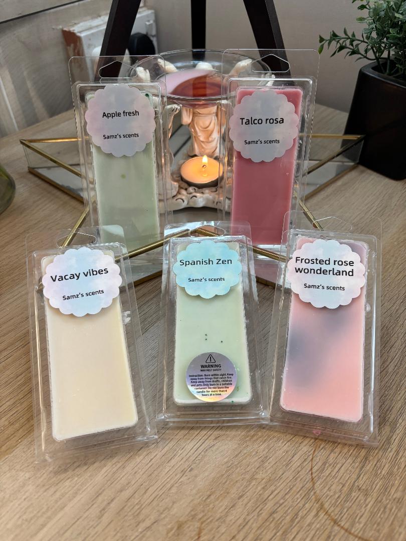 FRESH AND CLEAN WAX MELT SNAP BARS 50G CLAMSHELL  **purchase 4 and receive 1 free**