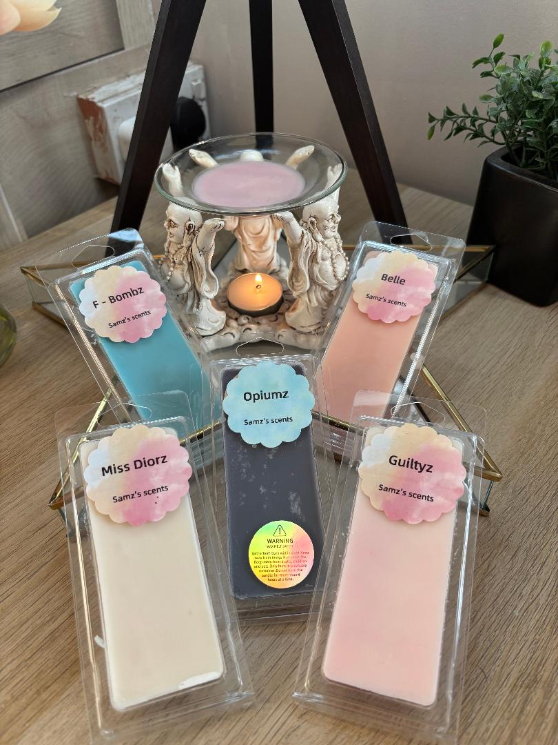 WAX MELT SNAP BARS INSPIRED SCENTS BUY 4 AND GET 1 FREE APP 50G